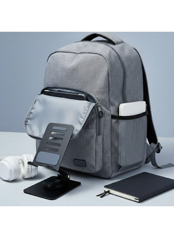 Talala Adjustable Mobile Phone Stand for Desk, Foldable & Portable Smartphone Holder with Strong Metal Base, Hands-Free Phone Stand for Office, Home, Travel, Video Calls, Watching Videos Compatible with iPhone & Android - Image 5